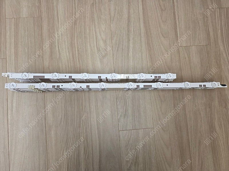 삼성 55인치 TV 부품(파워보드, 메인보드, 백라이트, 스피커, 적외선 리모컨 리시버) 이미지