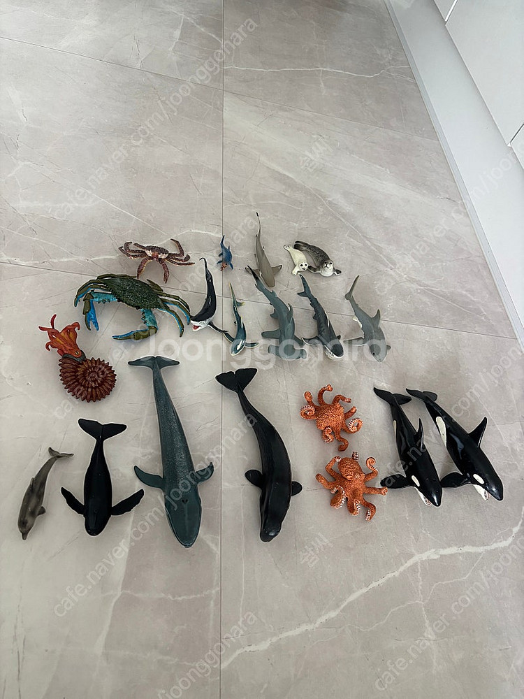 해양 생물 피규어 20종(슐라이히, 콜렉타, 파포)--0
