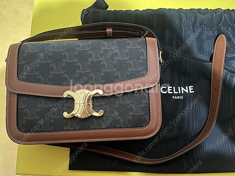 CELINE 셀린느 클래식 트리오페 트리옹프 캔버스 미...--0