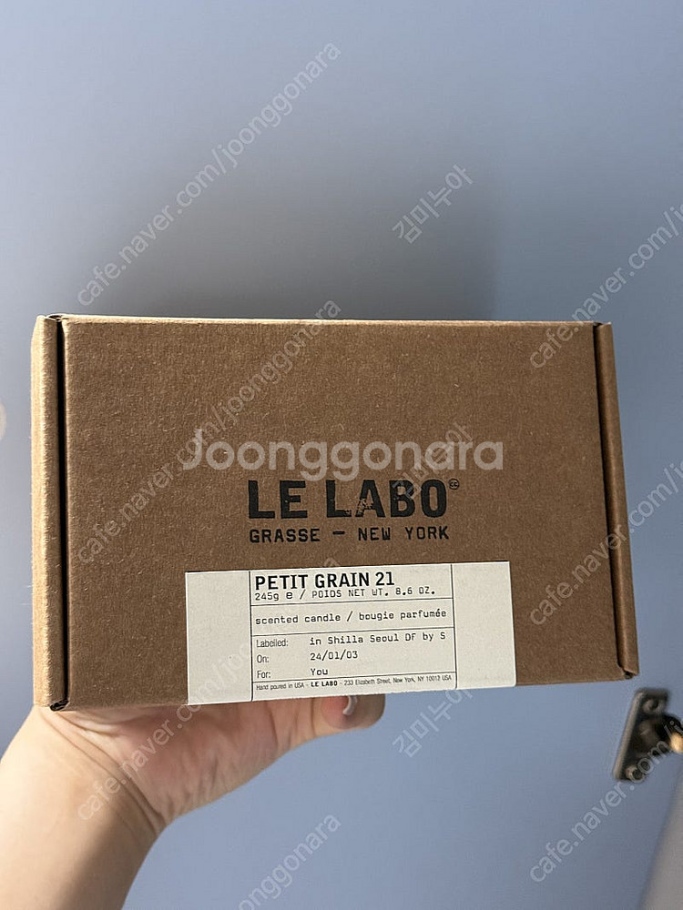 르라보 페티그레인 캔들 미개봉 새상품--0