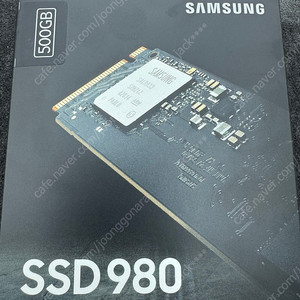 삼성 ssd 980 500GB 미개봉품 팝니다.