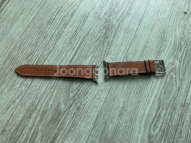 애플워치 42mm 에르메스 싱글투어 스트랩 -골드 색상--1