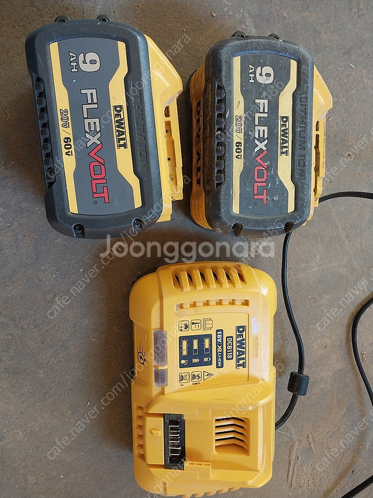 디월트배터리9ah 2060v충전기dcb118--0