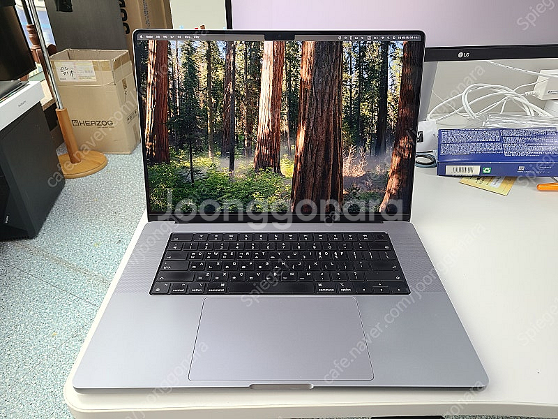 맥북프로 M1 16인치 16GB 512GB 풀박스 팝니...--1