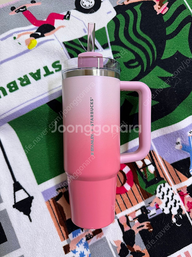스타벅스 홀리데이 글램 골드 SS 22 체리블라썸 스탠...--0