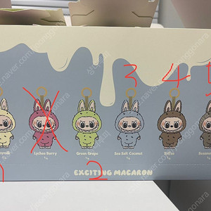 라부부 마카롱 키링 새상품 종류별