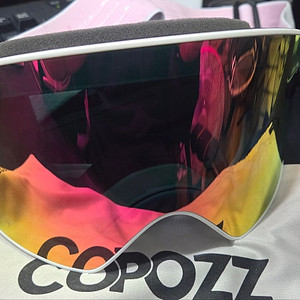 COPOZZ 코포즈 핑크 마그네틱 스노우보드 고글