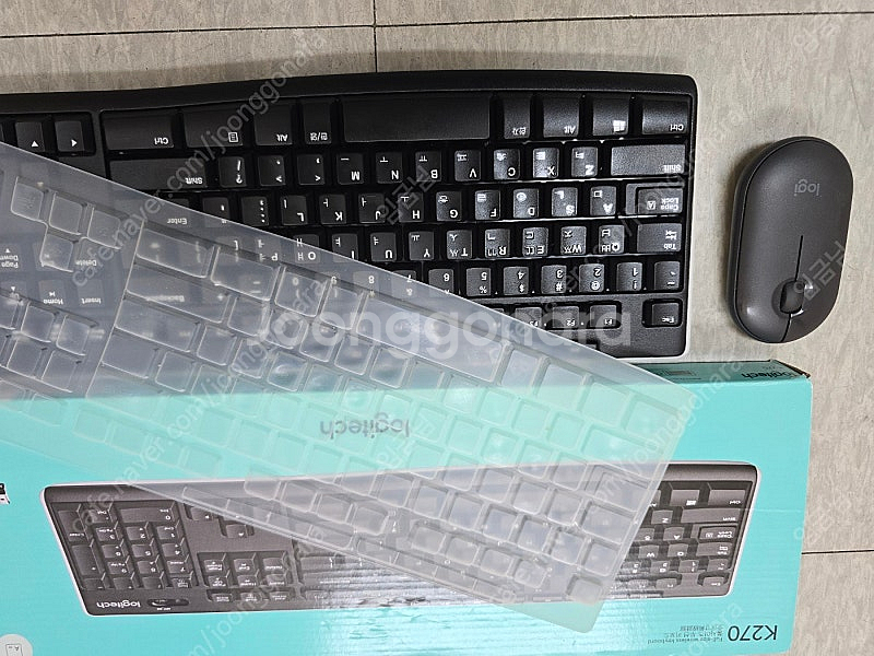 (급처) 로지텍 키보드 K270 키보드 커버 포함입니다...--1