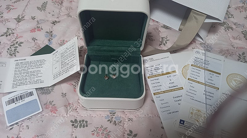 가격내림 메트로시티쥬얼리 디아만테 1부 랩다이아 귀걸이...--3