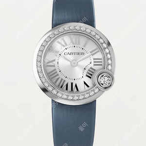 까르띠에 발롱블랑 30mm 베젤 다이아