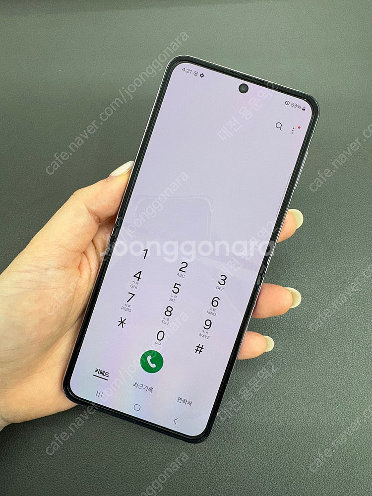 [대전중고폰] 357744 갤럭시Z 플립4 라벤더 25...--5