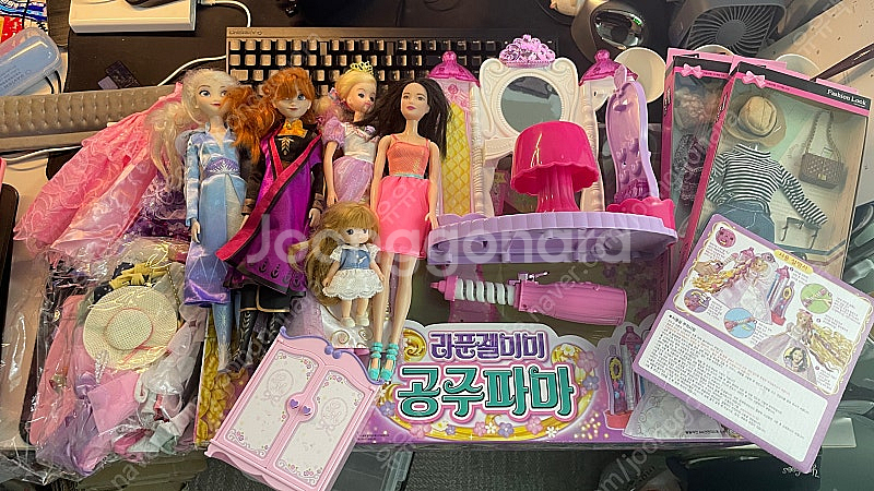 라푼젤 미미 공주파마 + 리틀 미미 가방 펫샵 + 엘사...--0