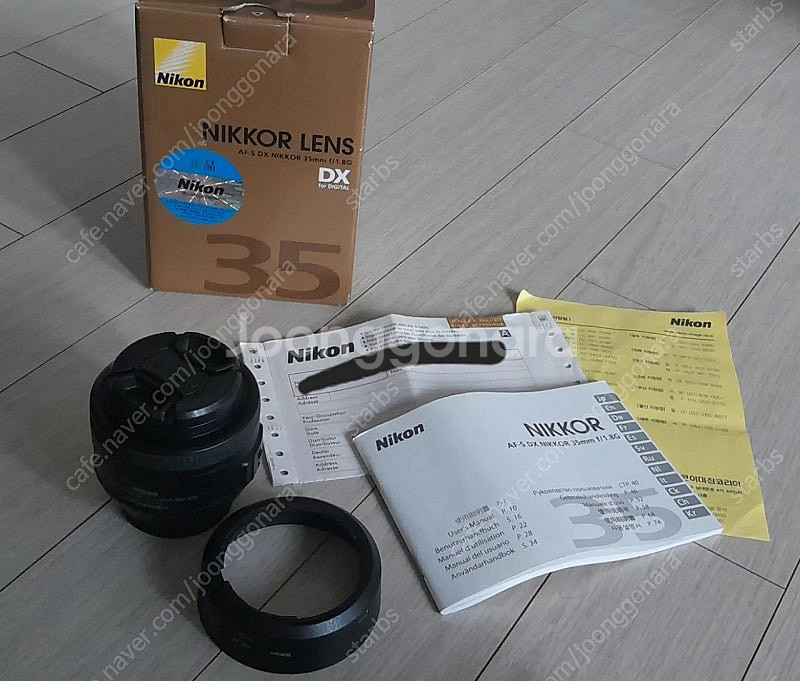 니콘 35mm 1:1.8G 렌즈 12만 팔아요 (니콘 ...--4