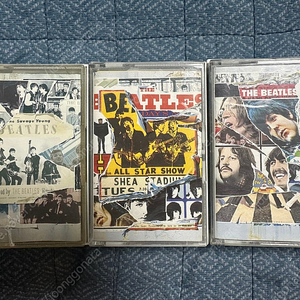 [극초희귀!!!] 비틀즈 앤솔로지 1, 2 & 3 영국산 카세트 테이프 The Beatles Anthology Made in UK cassette tapes