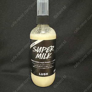 [일본산] 러쉬 일본 매장판 슈퍼 밀크 컨디셔닝 헤어 프라이머 250g Lush SUPER MILK Conditioning Hair Primer 러시 수퍼 밀크