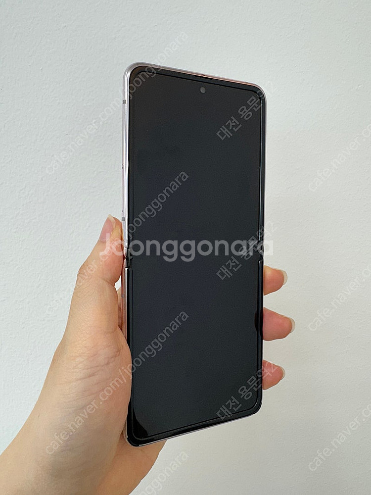 [대전중고폰] 068772 갤럭시Z플립 화이트 256G...--5