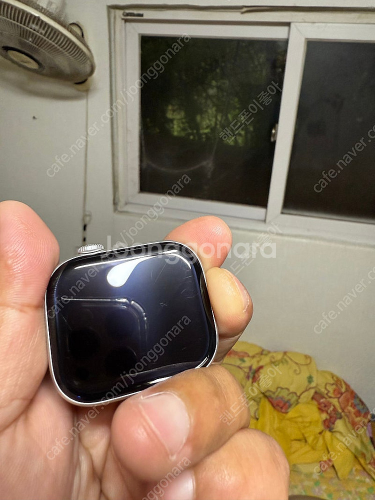 애플워치10 46mm 실버 gps블투모델 스트랩2쌍--0