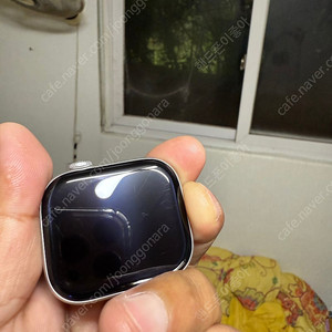 애플워치10 46mm 실버 gps블투모델 스트랩2쌍