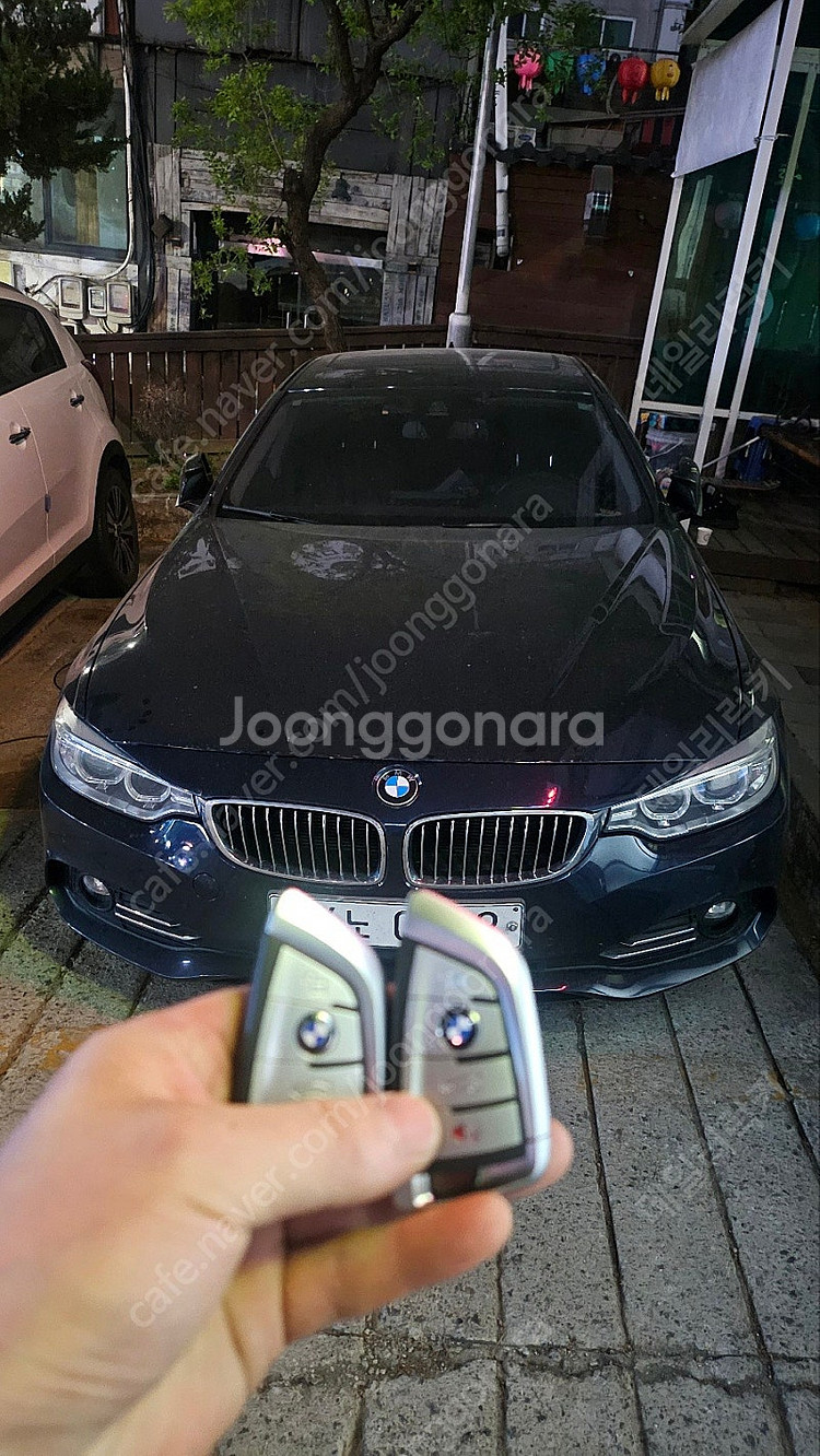BMW 420d 2015 그란쿠페 최신형 칼날 스마트키...--2