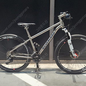 첼로 실버라도70 풀티타늄 XT33단 자전거 팝니다.