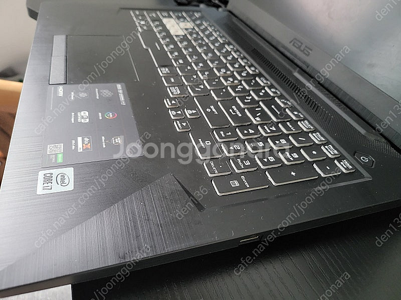 개인 수원)ASUS TUF Gaming 노트북f17 7...--2