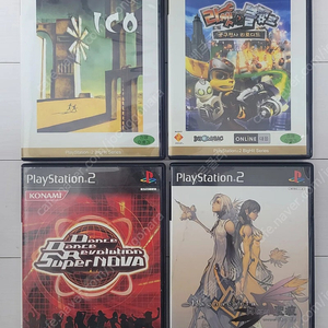 [PS2 중고] 이코, 라챗 앤 클랭크 공구전사 리로리드, 댄스댄스 에볼루션 슈퍼노바, 마그나 카르타 팝니다.