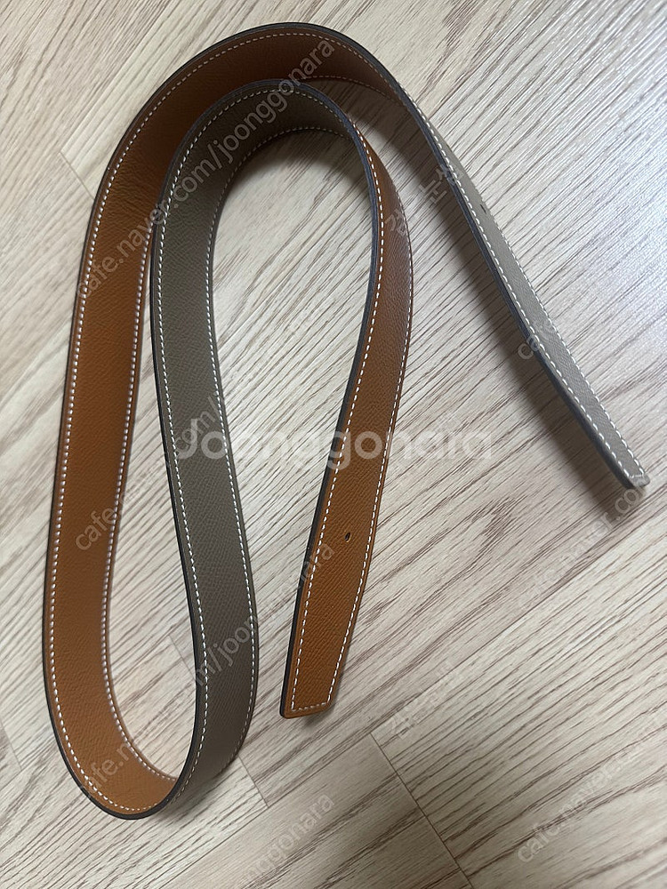 에르메스 리버서블 가죽 스트랩 32mm (90사이즈) ...--0