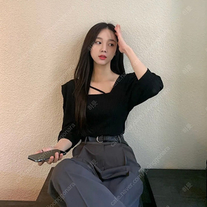 [S] 하이웨스트 차콜모카 슬랙스 팬츠