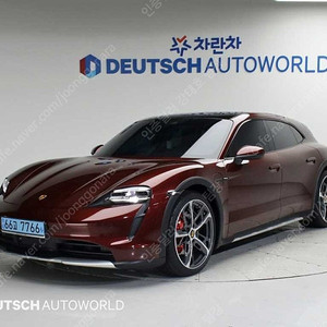 포르쉐 중고 포르쉐 타이칸 중고차 빨간색 2022년식 20,736km 크로스 투리스모 4S 중고차구매