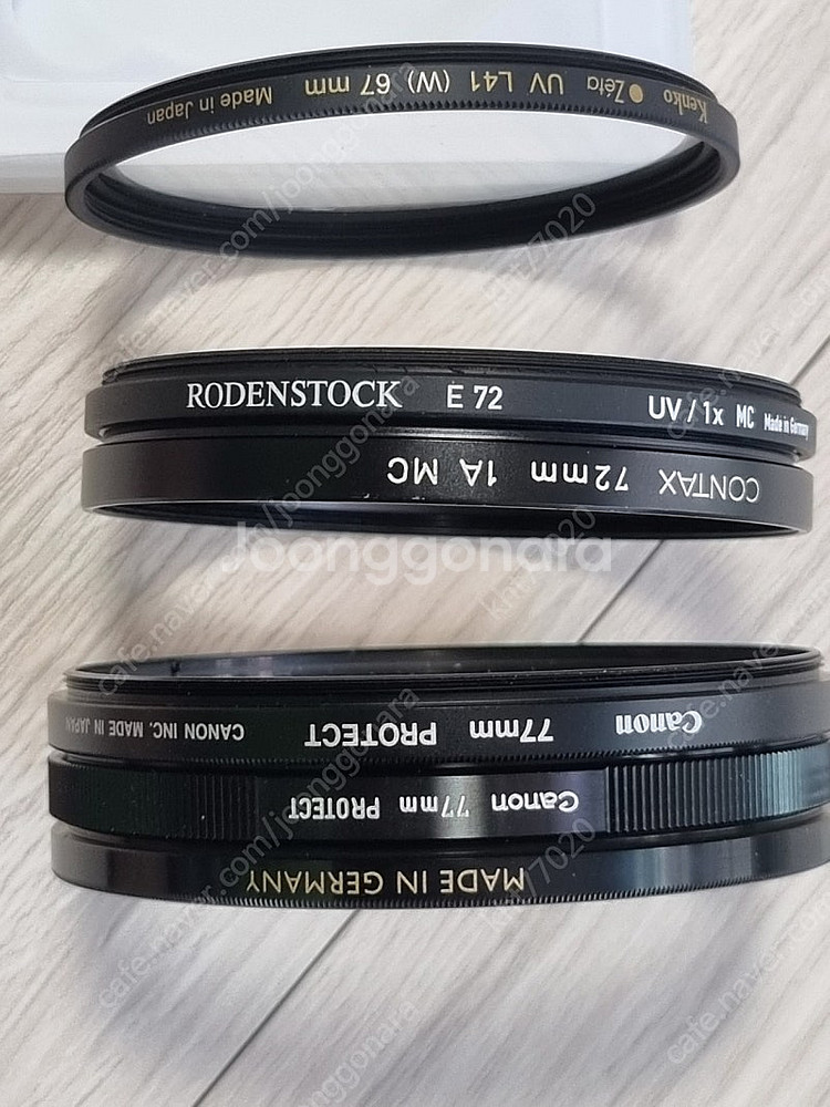 콘탁스 Bw 로덴스톡 캐논 켄코 필터 77,72,67판...--0