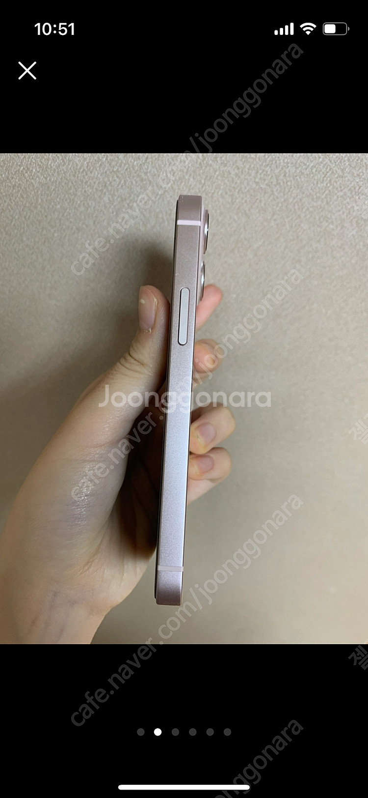 아이폰13미니효율100정품배터리128gb--1