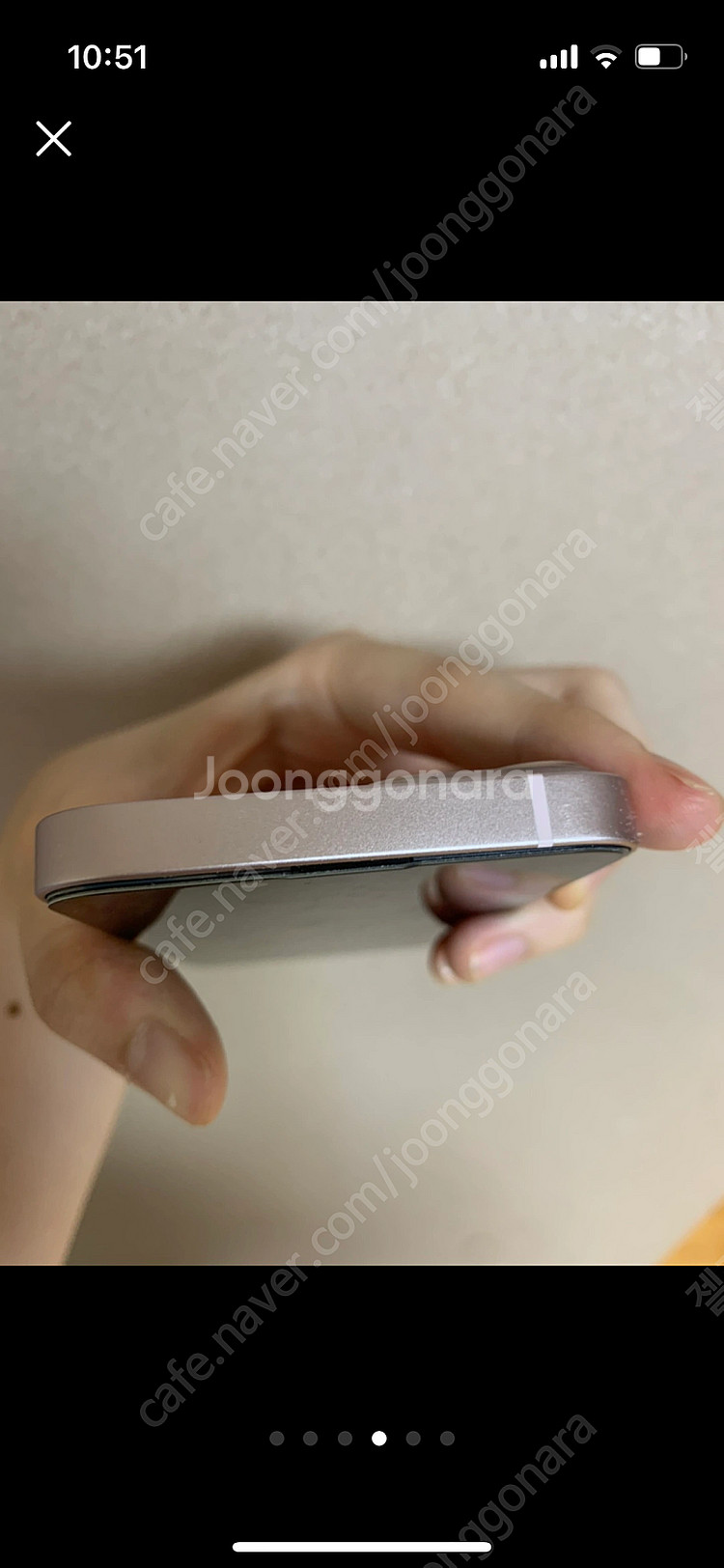 아이폰13미니효율100정품배터리128gb--3