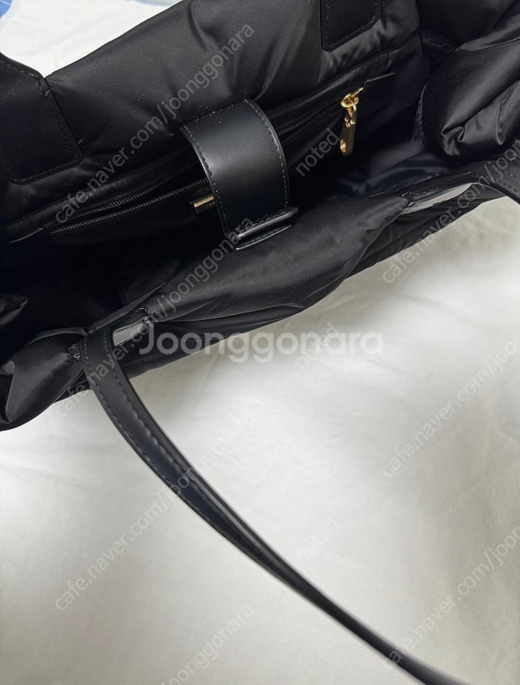 토리버치 엘라 푸퍼 토트백 블랙--3