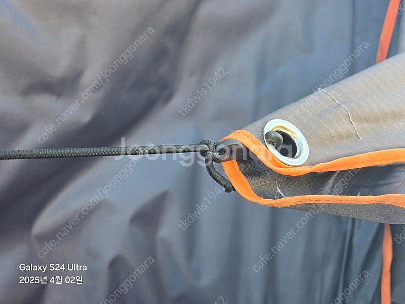 렉스턴칸에 장착했던 가로바 텐트 어닝 세트판매--5