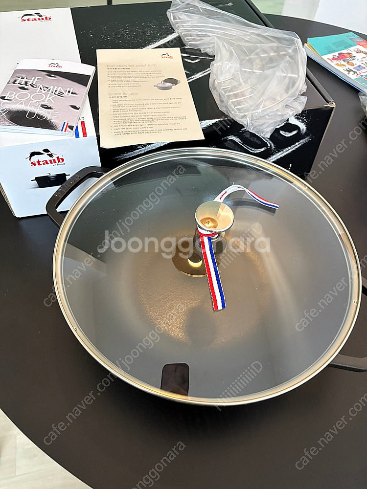 스타우브 웍 새상품 블랙 30cm DKSH 코리아 공식...--0