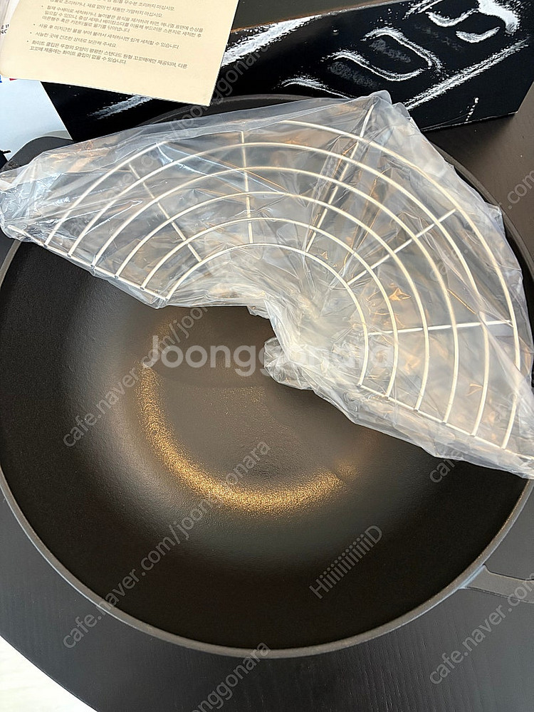 스타우브 웍 새상품 블랙 30cm DKSH 코리아 공식...--9