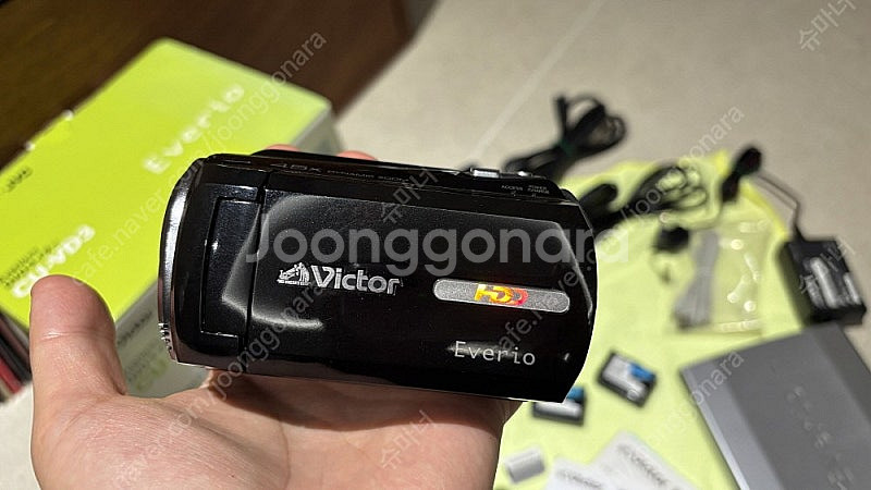 신품급 JVC 빅터 에브리오 GZ-MG760 빈티지 캠...--5