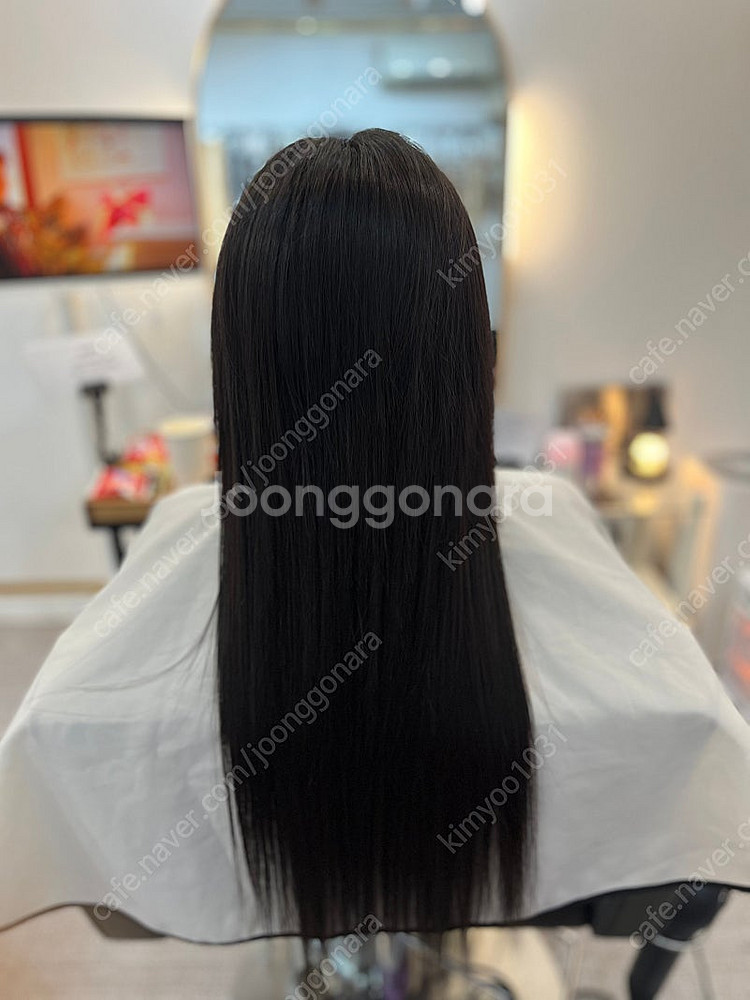 20인치 자연블랙 붙임머리--6