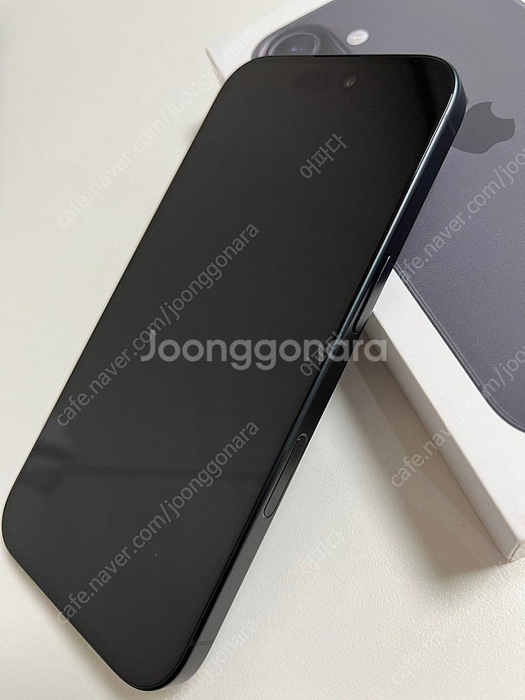 아이폰16 홍콩판 무음 128GB 블랙 새제품급--2