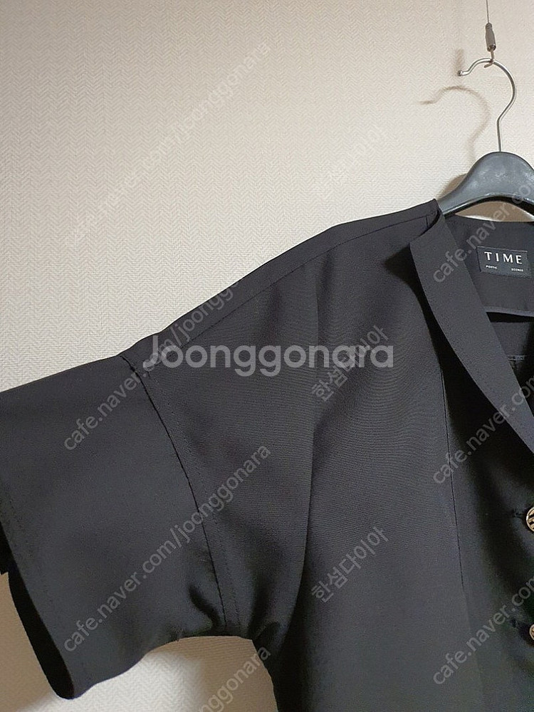 한섬 타임 time 트렌치코트 하프슬리브벨티드자켓 버버...--4