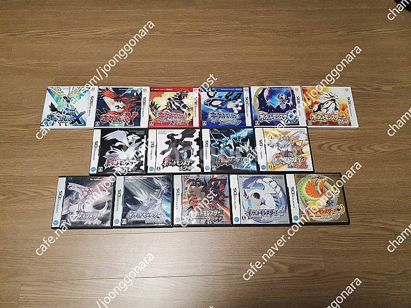 일본판 포켓몬 DS~3DS (펄기아+디아루가+기라티나+...--0