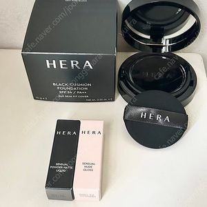 헤라 블랙 쿠션 본품+리필 13N1 포슬린 색상 운포 4만 (+미니립 2종 스피치리스,포에버영)