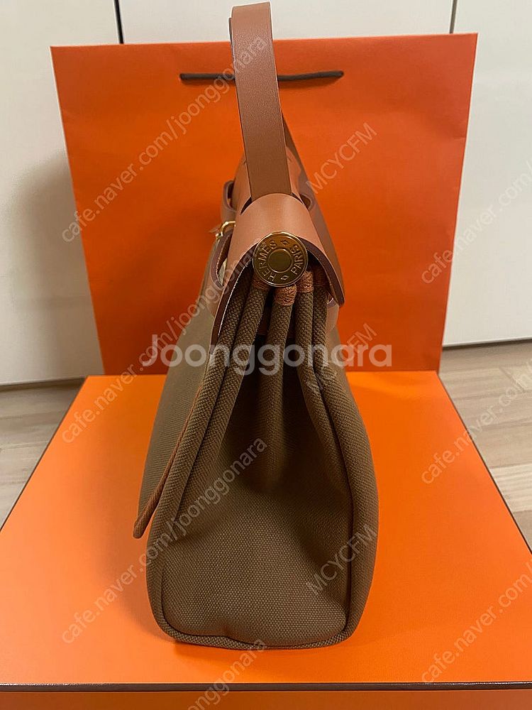 에르메스 에르백 31 골드 알레잔 포브 골드 하드웨어 ...--4