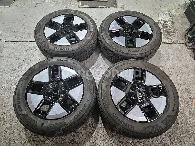 (판매)현대 싼타페 mx5 18인치 무기스 휠타이어 7...--0