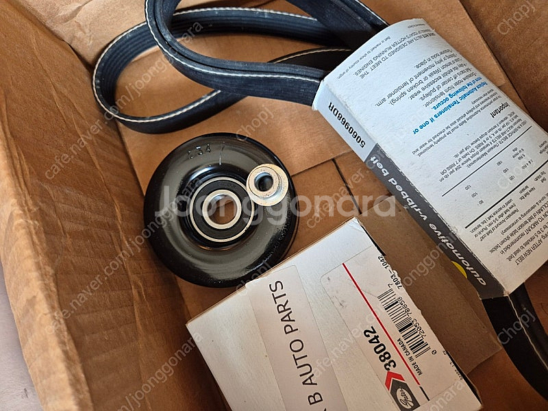 닷지 카라반 3.3 팬벨트 텐셔너 베어링--1