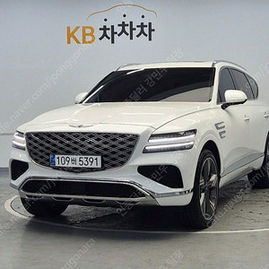 제네시스 GV80 중고 GV80 중고 가격 흰색 2024년식 2,800km 가솔린 3.5T AWD 중고차카페