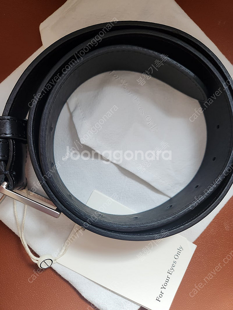 포유온 벨트 Beryl Square Leather Belt--2