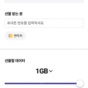 SKT 데이터 2기가 (2500)
