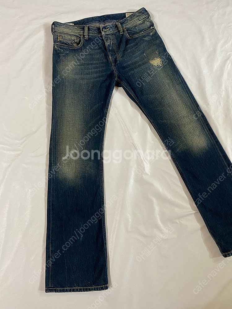 [32] DIESEL 디젤 부츠컷 데미지 데님 진 청바...--6