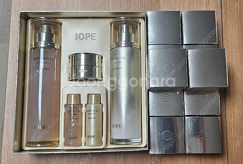아이오페 슈퍼바이탈 2종세트 + 크림 10ml 10개--0